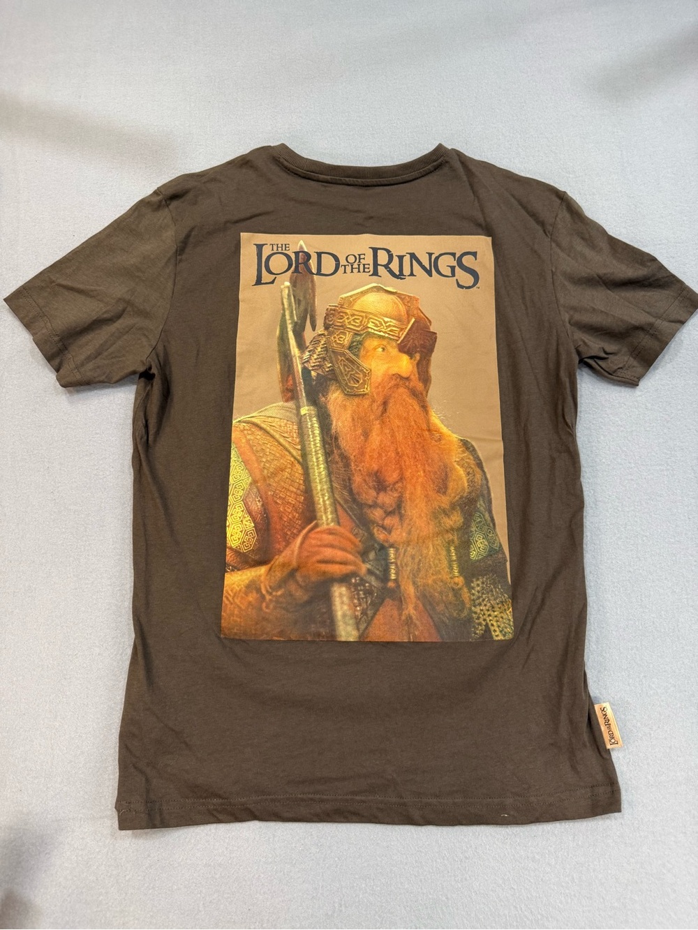 Sinsay The Lord of the Rings Brown Gimli the dwarf Graphic Tee - Men M